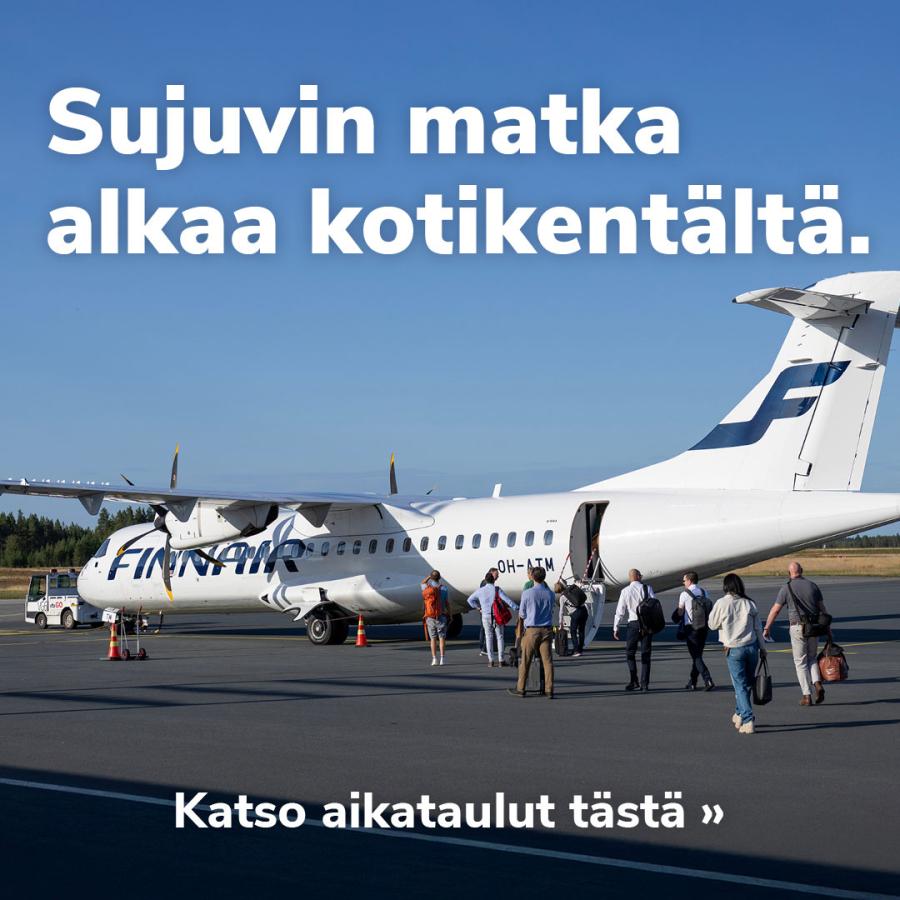 Lennot alkavat kevät 2026