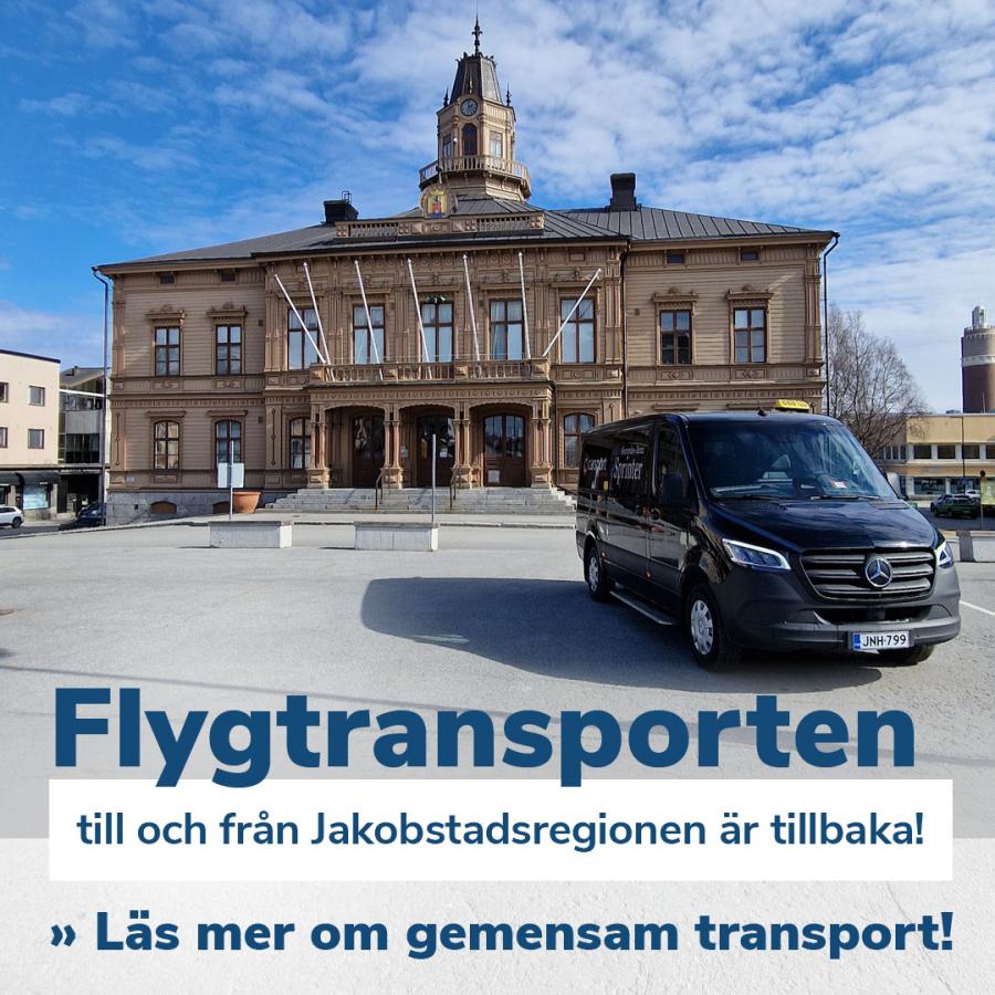 Flygtransport Jakobstad 2025